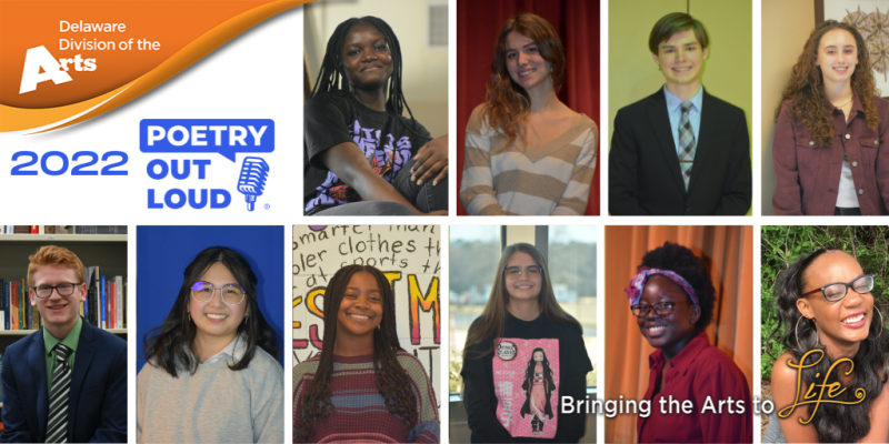 The Delaware Division of the Arts to Host 2022 Virtual Poetry Out Loud State Competition
